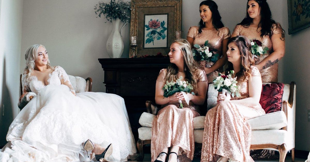 Bride with Bridesmaids